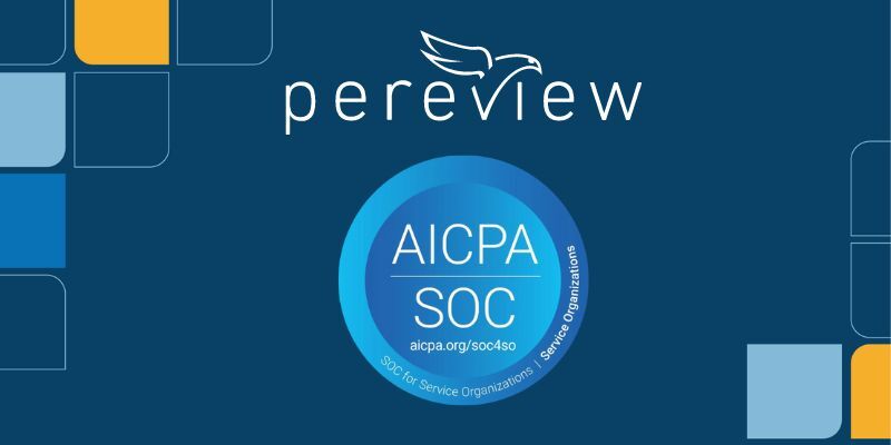 Pereview software SOC 2 Type II certification