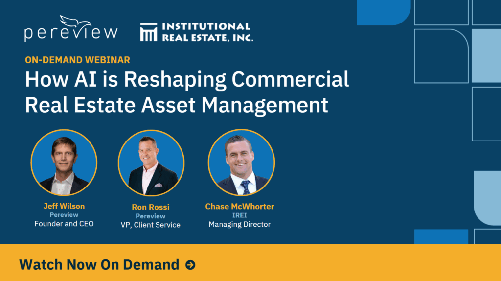 Watch on demand How AI is Reshaping Commercial Real Estate Asset Management