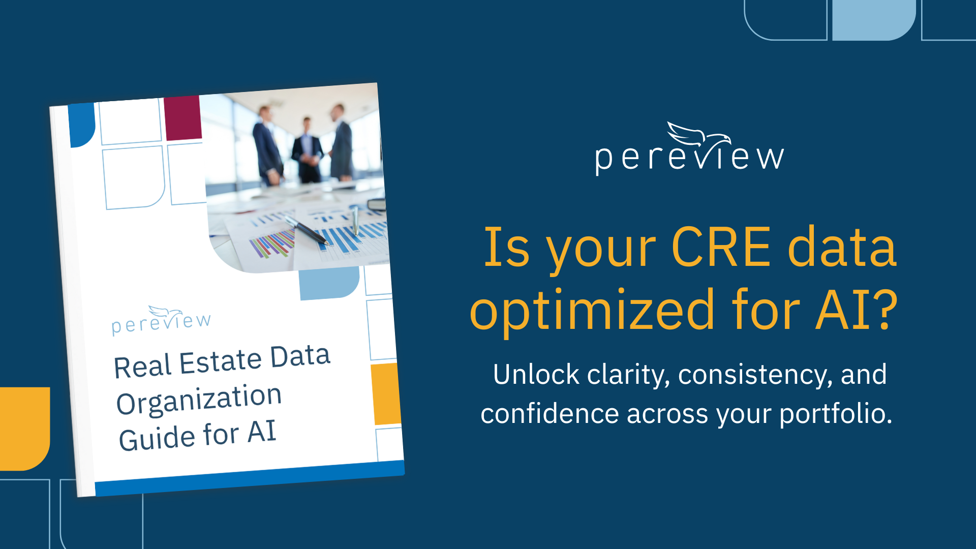 H1: Is your CRE data optimized for AI? H2: Unlock clarity, consistency, and confidence across your portfolio.